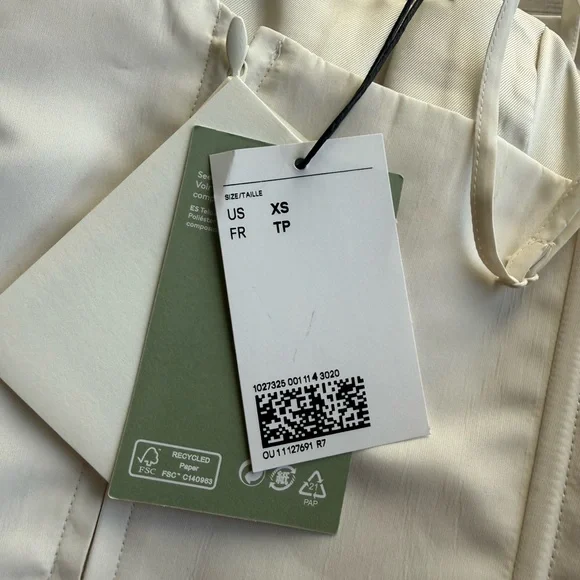 H&M Ivory Satin Bow Front Camisole - Picture 6 of 9